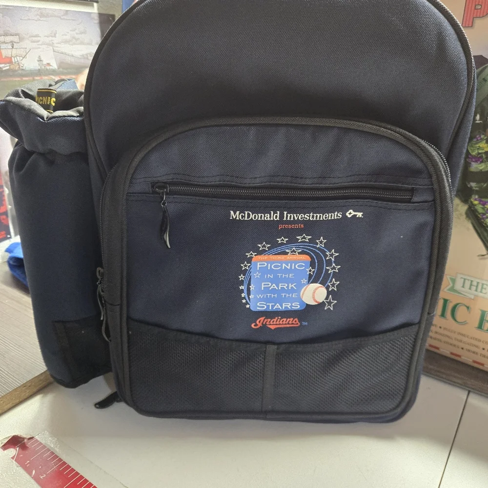 Picnic Backpack by Picnic Time Inc. New Cleveland Indians Limited‎ Edition Rare